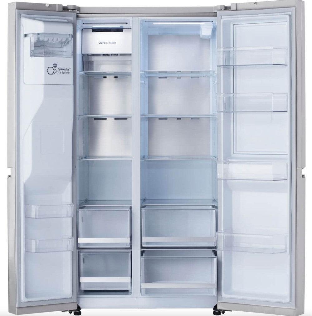 LG 36 Inch Side-by-Side Door-in-Door Refrigerator with Craft Ice in Stainless Steel 27 Cu. Ft. (LRSDS2706S)