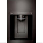 LG 36 Inch Side-by-Side InstaView Refrigerator with Craft Ice in Black Stainless 27 Cu. Ft. (LRSOS2706D)
