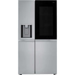 LG 36 Inch Side-by-Side InstaView Refrigerator with Craft Ice in Stainless 27 Cu. Ft. (LRSOS2706S)