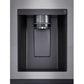 LG 36 Inch Side-by-Side Refrigerator in Stainless Steel Look 27 Cu. Ft. (LRSXS2706V)