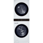 LG 4.5 -Cu. Ft. Washer and 7.4-Cu. Ft. Electric Dryer Single Unit Front Load WashTower with Center Control (WKE100HWA)