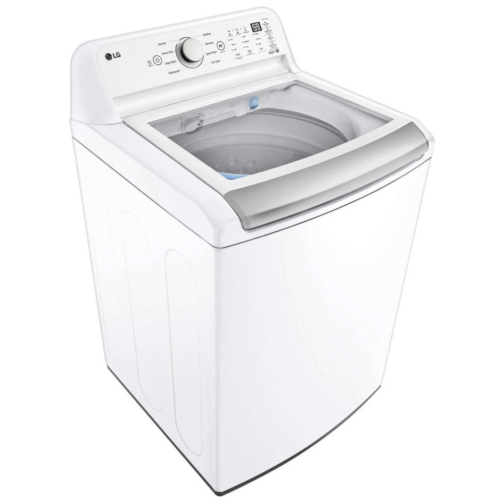 LG 4.8-Cu. Ft. Mega Capacity Top Load Washer with 4-Way Agitator and TurboDrum Technology (WT7155CW)