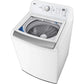 LG 4.8-Cu. Ft. Mega Capacity Top Load Washer with 4-Way Agitator and TurboDrum Technology (WT7155CW)