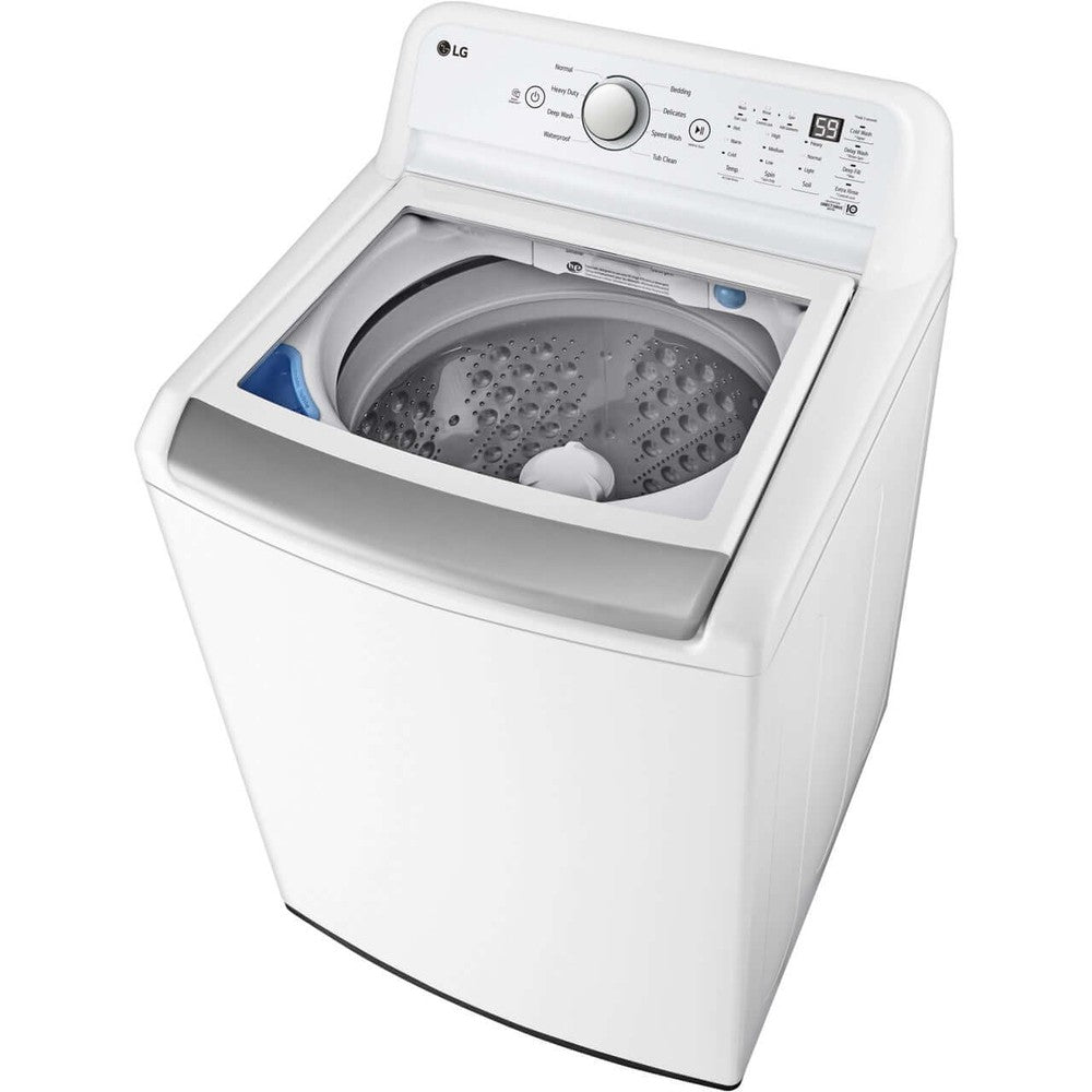 LG 4.8-Cu. Ft. Mega Capacity Top Load Washer with 4-Way Agitator and TurboDrum Technology (WT7155CW)