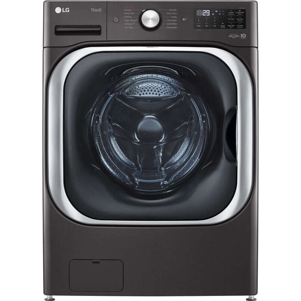 LG 5.2 cu. ft. Mega Capacity Smart Washer in Black Steel