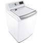 LG 5.3-Cu. Ft. Mega Capacity Smart wi-fi Enabled Top Load Washer with 4-Way Agitator and TurboWash3D Technology (WT7405CW)