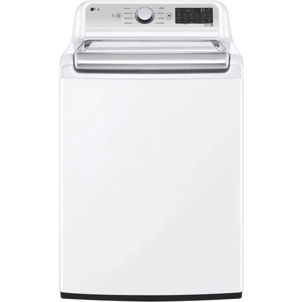 LG 5.3-Cu. Ft. Mega Capacity Smart wi-fi Enabled Top Load Washer with 4-Way Agitator and TurboWash3D Technology (WT7405CW)