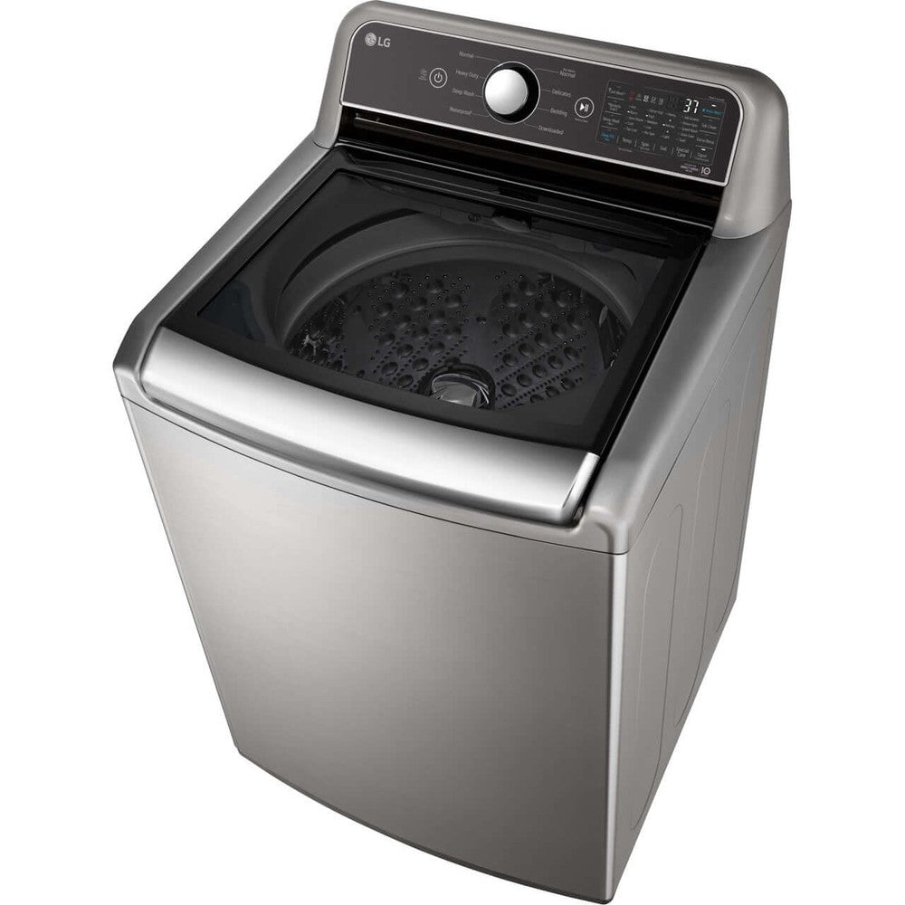 LG 5.3-Cu.Ft. Mega Capacity Smart wi-fi Enabled Top Load Washer with 4-Way Agitator and TurboWash3D Technology (WT7405CV)