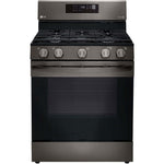 LG 5.8-Cu. Ft. Gas Convection Smart Range with AirFry, Black Stainless Steel (LRGL5823D)