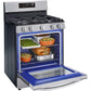 LG 5.8-Cu. Ft. Gas Convection Smart Range with AirFry, Stainless Steel (LRGL5823S)