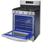 LG 5.8-Cu. Ft. Gas Convection Smart Range with AirFry, Stainless Steel (LRGL5823S)