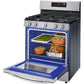 LG 5.8-Cu. Ft. Gas Convection Smart Range with AirFry, Stainless Steel (LRGL5823S)