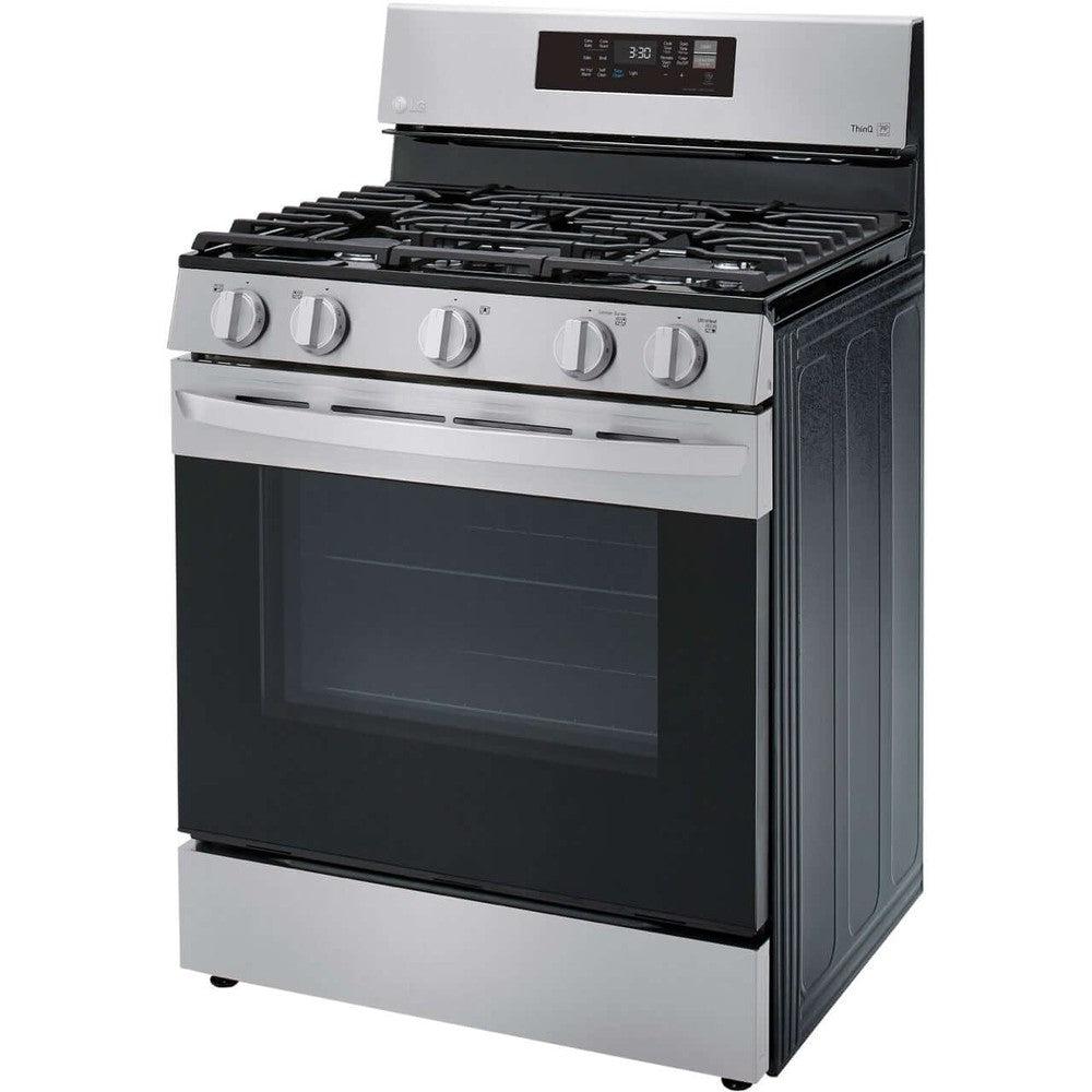 LG 5.8-Cu. Ft. Gas Convection Smart Range with AirFry, Stainless Steel (LRGL5823S)