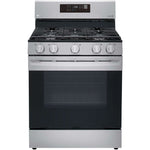 LG 5.8-Cu. Ft. Gas Convection Smart Range with AirFry, Stainless Steel (LRGL5823S)