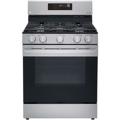 LG 5.8-Cu. Ft. Gas Convection Smart Range with AirFry, Stainless Steel (LRGL5823S)