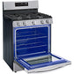 LG 5.8-Cu. Ft. Gas Smart Range with EasyClean, Stainless Steel (LRGL5821S)