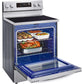 LG 6.3-Cu. Ft. Electric Smart Range with EasyClean and AirFry Stainless Steel (LREL6323S)