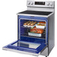 LG 6.3-Cu. Ft. Electric Smart Range with EasyClean and AirFry Stainless Steel (LREL6323S)