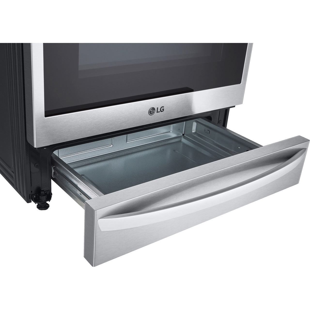 LG 6.3-Cu. Ft. Smart Wi-Fi Enabled ProBake Convection InstaView Electric Slide-in Range with Air Fry, Stainless Steel (LSEL6337F)