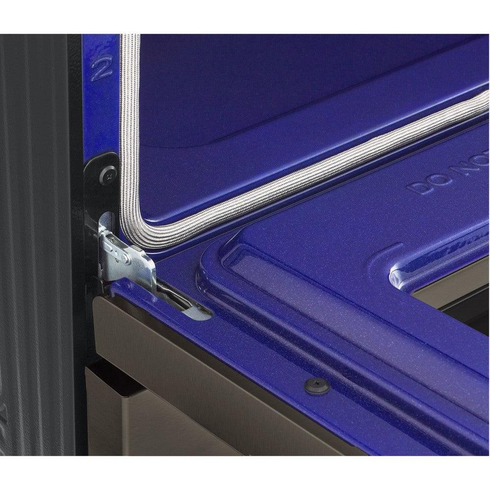 LG 6.3-Cu. Ft. Smart Wi-Fi Enabled ProBake Convection InstaView Gas Slide-in Range with Air Fry, Black Stainless Steel (LSGL6335D)