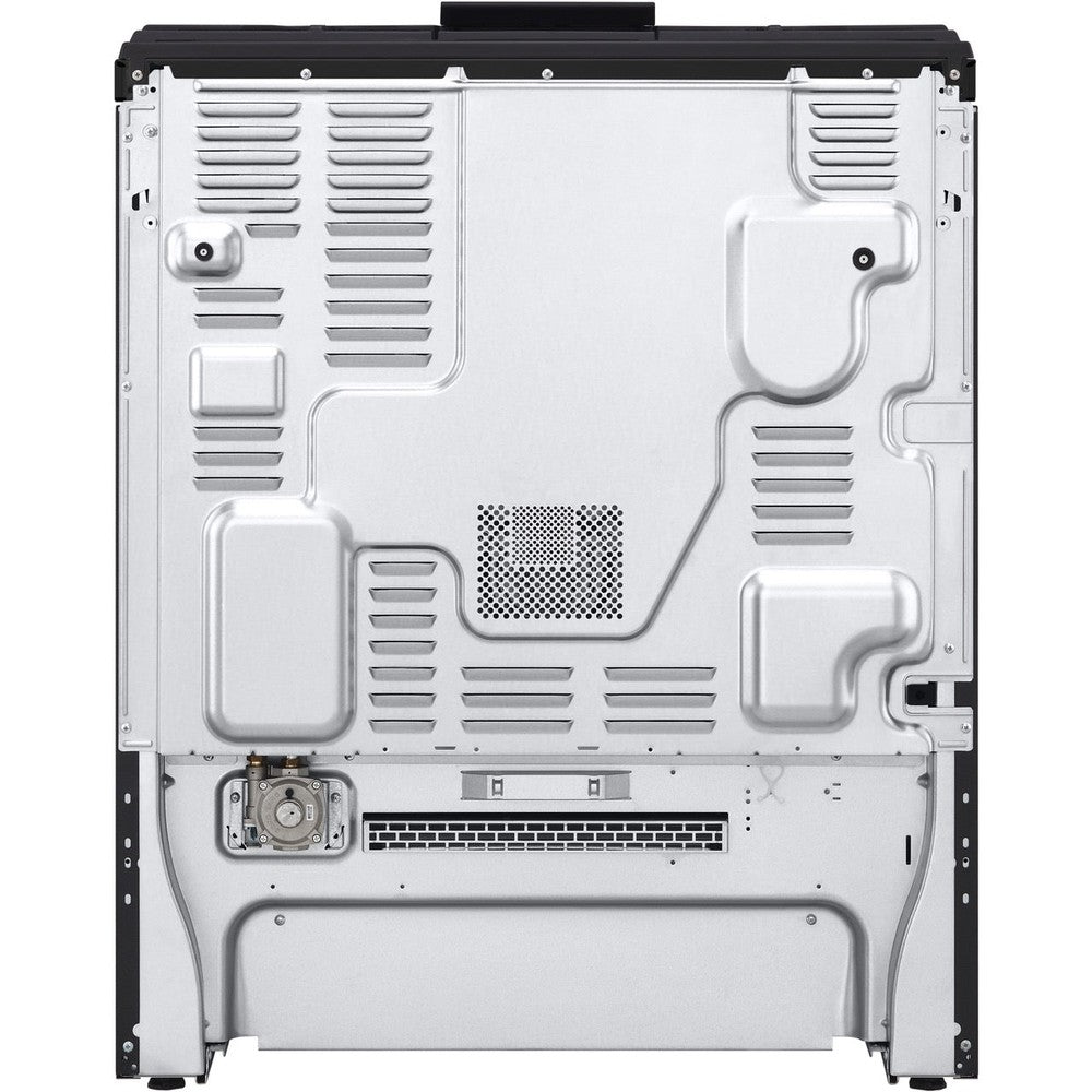 LG 6.3-Cu. Ft. Smart Wi-Fi Enabled ProBake Convection InstaView Gas Slide-in Range with Air Fry, Black Stainless Steel (LSGL6335D)