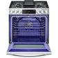 LG 6.3-Cu. Ft. Smart Wi-Fi Enabled ProBake Convection InstaView Gas Slide-in Range with Air Fry, Stainless Steel (LSGL6335F)