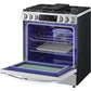 LG 6.3-Cu. Ft. Smart Wi-Fi Enabled ProBake Convection InstaView Gas Slide-in Range with Air Fry, Stainless Steel (LSGL6335F)