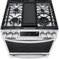 LG 6.3-Cu. Ft. Smart Wi-Fi Enabled ProBake Convection InstaView Gas Slide-in Range with Air Fry, Stainless Steel (LSGL6337F)