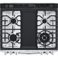 LG 6.3-Cu. Ft. Smart Wi-Fi Enabled ProBake Convection InstaView Gas Slide-in Range with Air Fry, Stainless Steel (LSGL6337F)