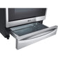 LG 6.3-Cu. Ft. Smart Wi-Fi Enabled ProBake Convection InstaView Gas Slide-in Range with Air Fry, Stainless Steel (LSGL6337F)