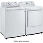 LG 7.3-Cu. Ft. Ultra Large Capacity Electric Dryer with Sensor Dry Technology in White (DLE7000W)