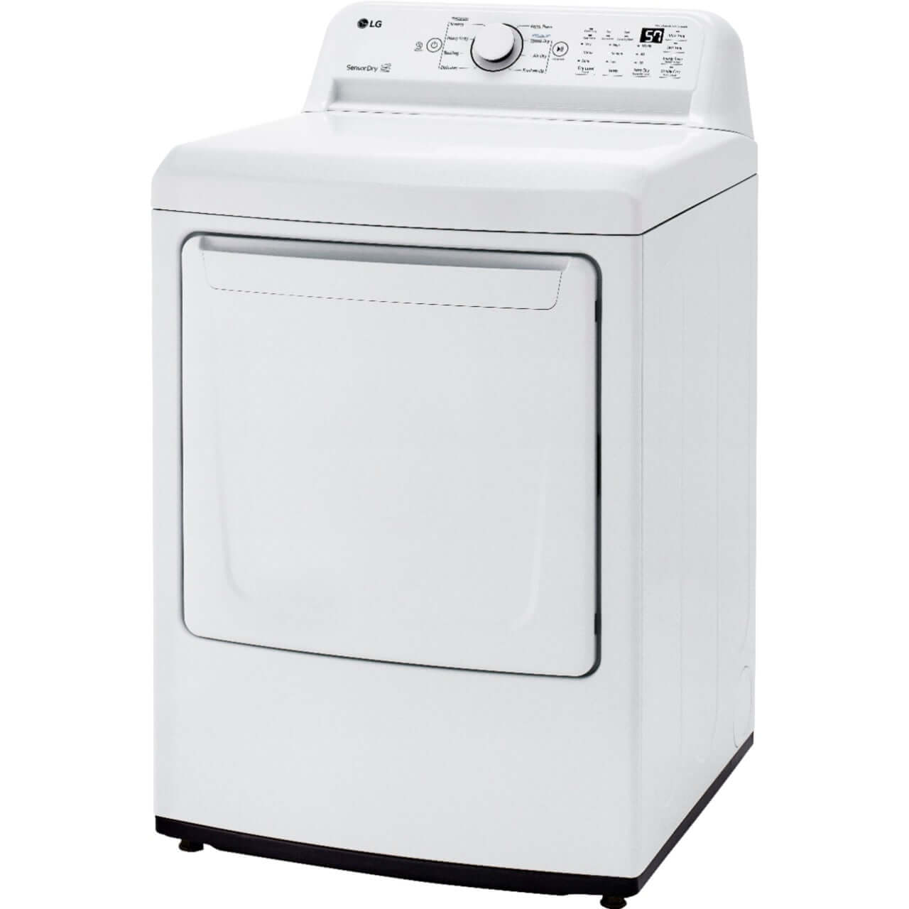 LG 7.3-Cu. Ft. Ultra Large Capacity Electric Dryer with Sensor Dry Technology in White (DLE7000W)