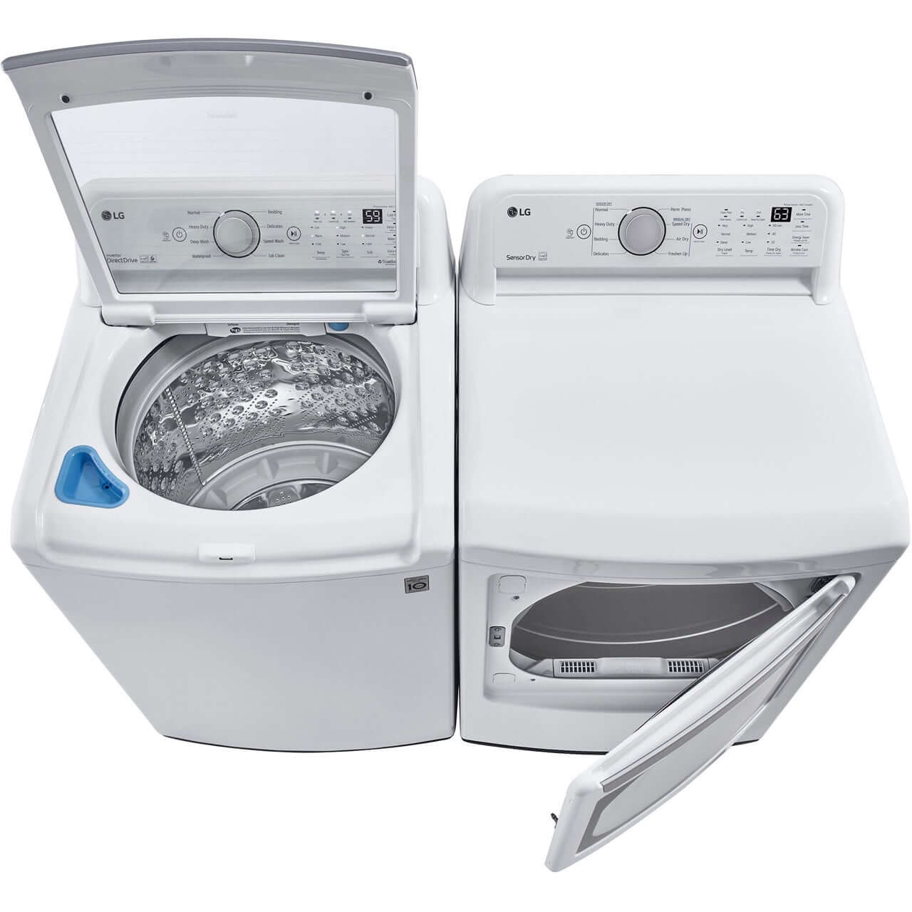 LG 7.3-cu. ft. Ultra Large Capacity Electric Dryer with Sensor Dry Technology in White (DLE7150W)