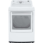 LG 7.3-cu. ft. Ultra Large Capacity Electric Dryer with Sensor Dry Technology in White (DLE7150W)