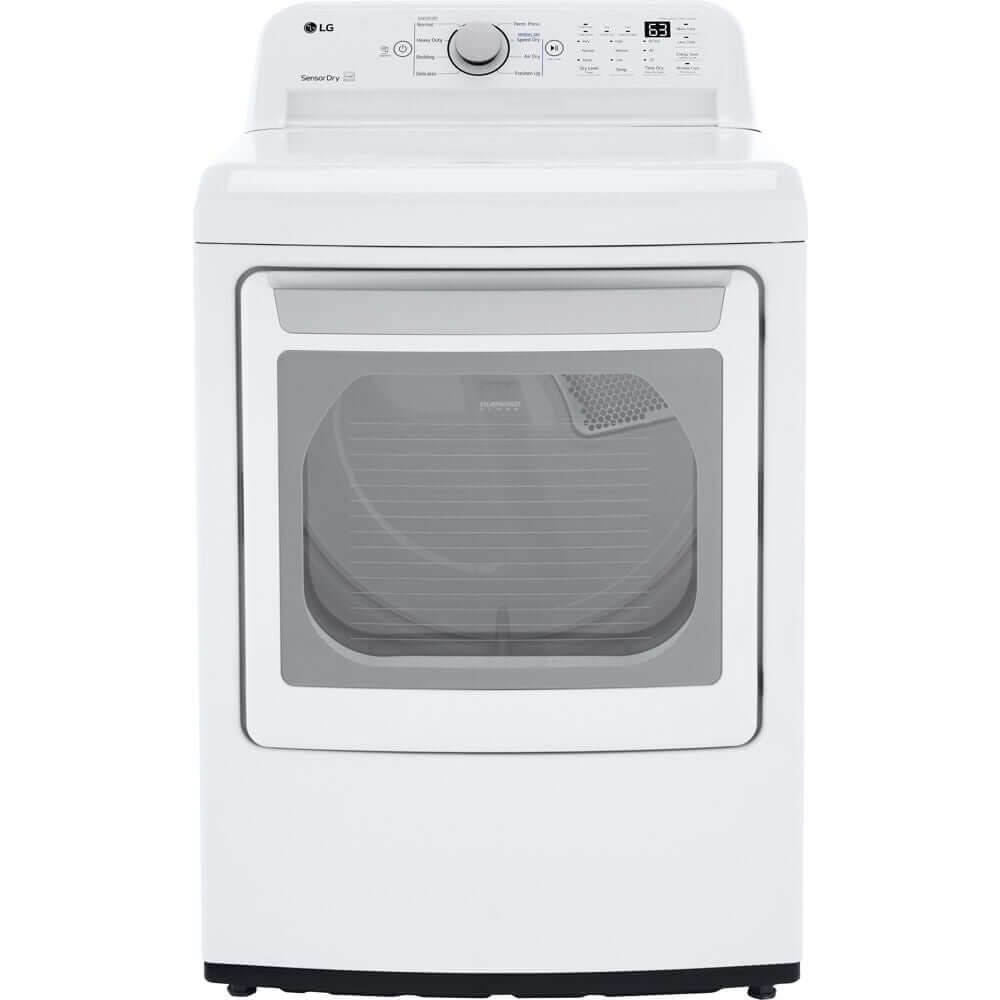LG 7.3-cu. ft. Ultra Large Capacity Electric Dryer with Sensor Dry Technology in White (DLE7150W)