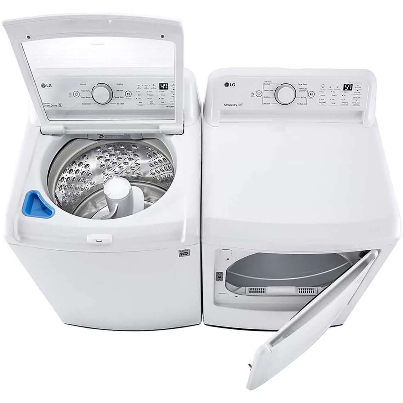 LG Electronics 4.3 cu. ft. Ultra Large Capacity Top Load Washer with 4-Way Agitator and TurboDrum Technology (WT7005CW)