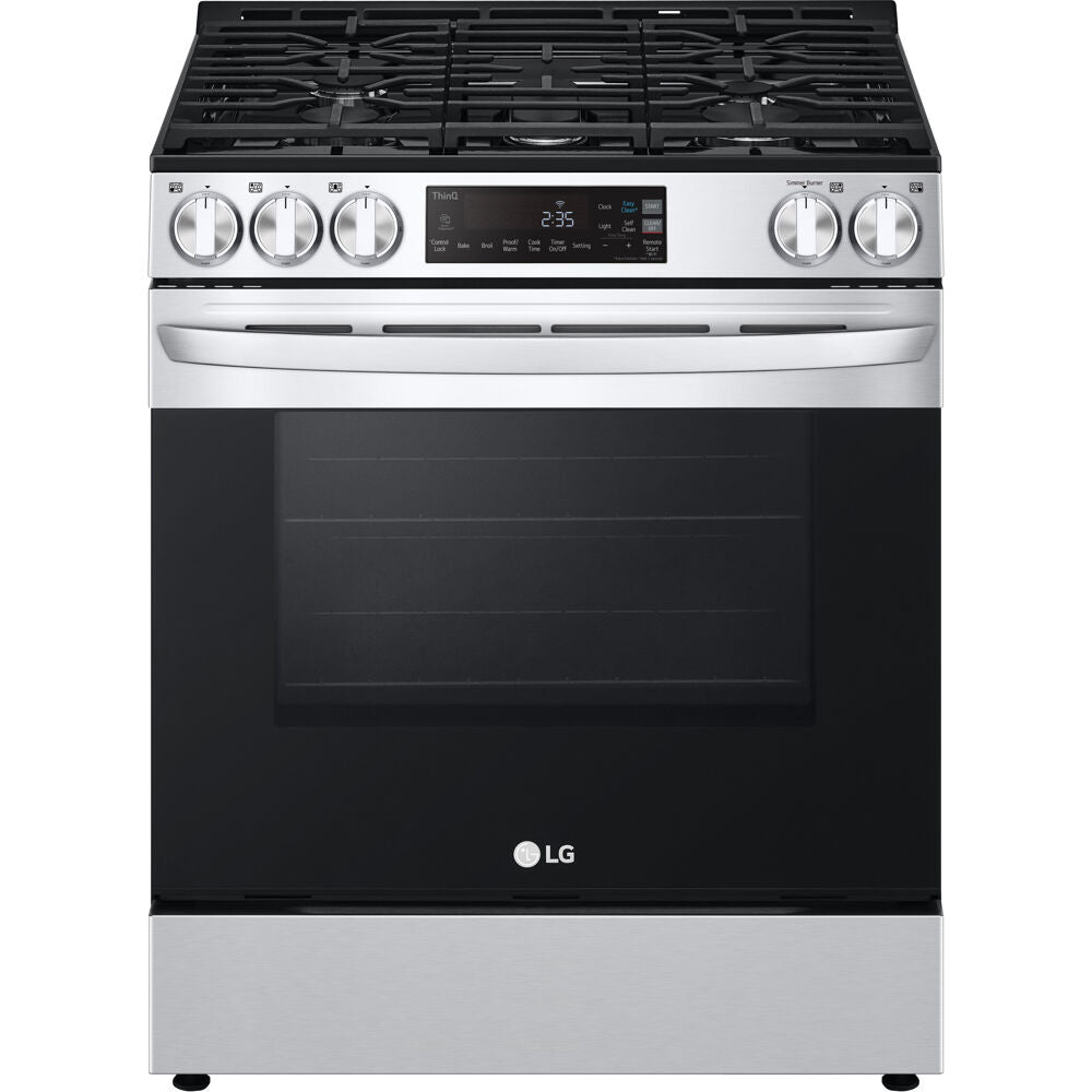 LG Electronics 5.8-Cu Ft. Smart Wi-Fi Enabled Gas Slide-in Range with EasyClean (LSGL5831F)