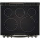LG Electronics 6.3-Cu Ft. Smart Wi-Fi Enabled Fan Convection Electric Slide-in Range with Air Fry and EasyClean (LSEL6333D)