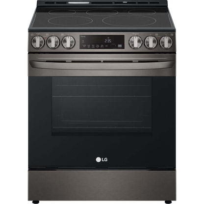 LG Electronics 6.3-Cu Ft. Smart Wi-Fi Enabled Fan Convection Electric Slide-in Range with Air Fry and EasyClean (LSEL6333D)