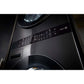 LG Single Unit Electric WashTower with Center Control in Black Steel (WKEX200HBA)