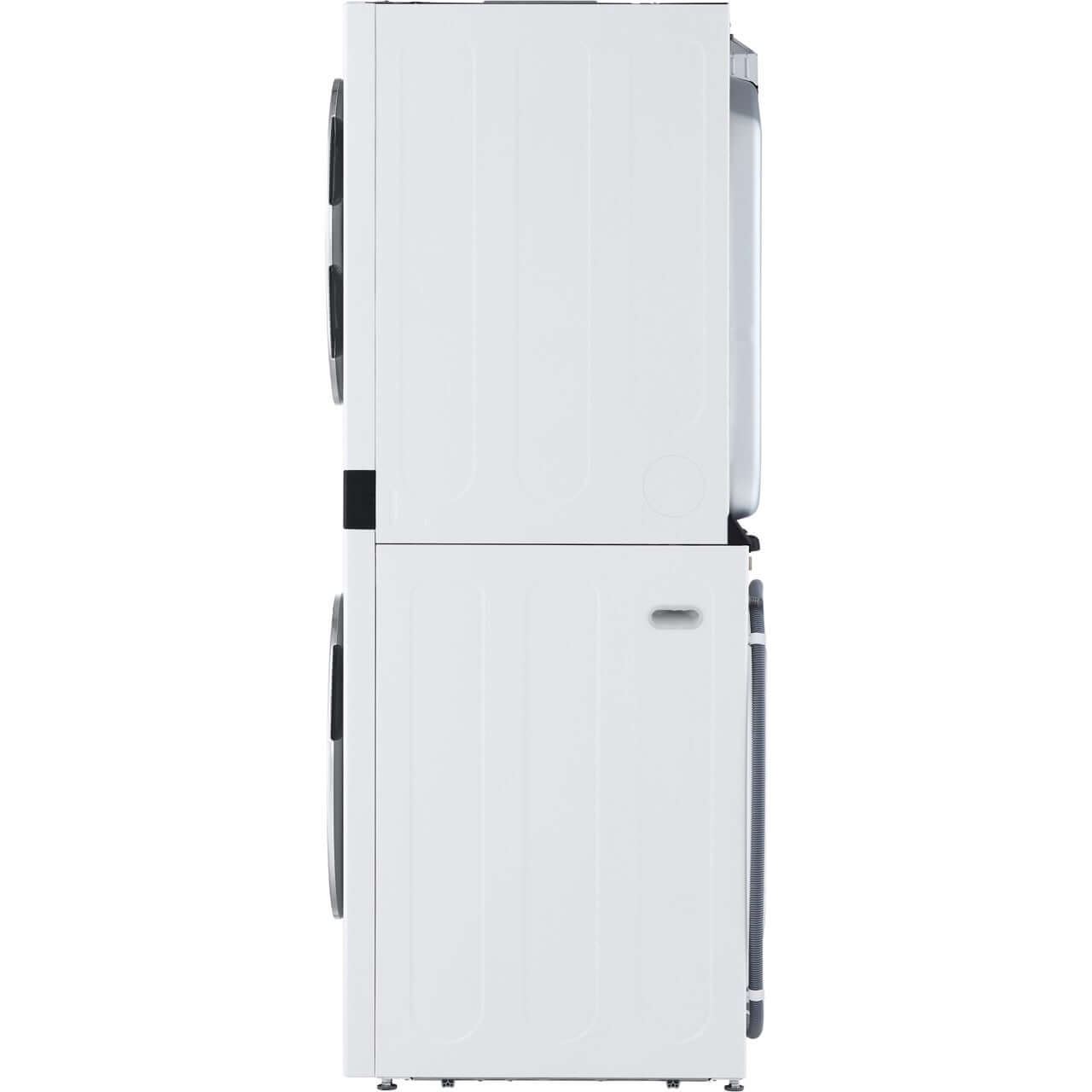 LG Single Unit Gas WashTower with Center Control in White (WKGX201HWA)