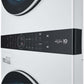 LG Single Unit Gas WashTower with Center Control in White (WKGX201HWA)