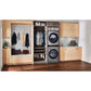 LG WashTower Single Front Load Unit with Center Control, 4.5-Cu. Ft. Washer and 7.4-Cu. Ft. Electric Dryer in Graphite (WKE100HVA)