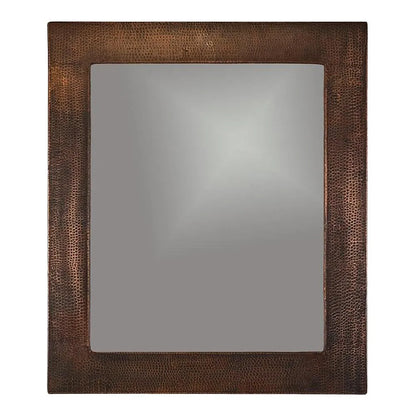 Premier Copper 36 in. Rectangle Hammered Copper Mirror