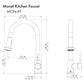ZLINE Monet Kitchen Faucet in Matte Black (MON-KF-MB)