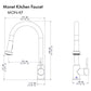 ZLINE Monet Kitchen Faucet in Brushed Nickel (MON-KF-BN)