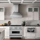 ZLINE 36 in. 4.6 cu. ft. Legacy Induction Range with 5 Element Cooktop and Electric Oven in Stainless Steel with Satin Stainless Steel, Open Box-Good Condition
