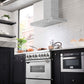 ZLINE 30 in. Convertible Vent Wall Mount Range Hood in Stainless Steel, Handle Open Box-Good Condition