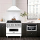 ZLINE 48 in. Stainless Steel Range Hood with Stainless Steel Handle and Colored Shell Options (KB4STX-48) 
