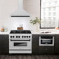 ZLINE Autograph Edition 36 in. Convertible Satin Stainless Steel Wall Mount Range Hood with Accent Handle (KB4SNZ-36)